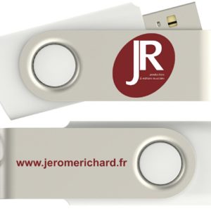 CLE USB Blanche - Jérôme RICHARD (50 Titres)