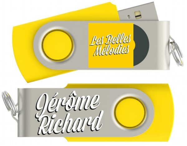CLE USB - Les Belles Mélodies (40 Titres acoustiques)