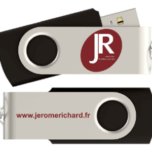 CLE USB Noire - Jérôme RICHARD (50 Titres)