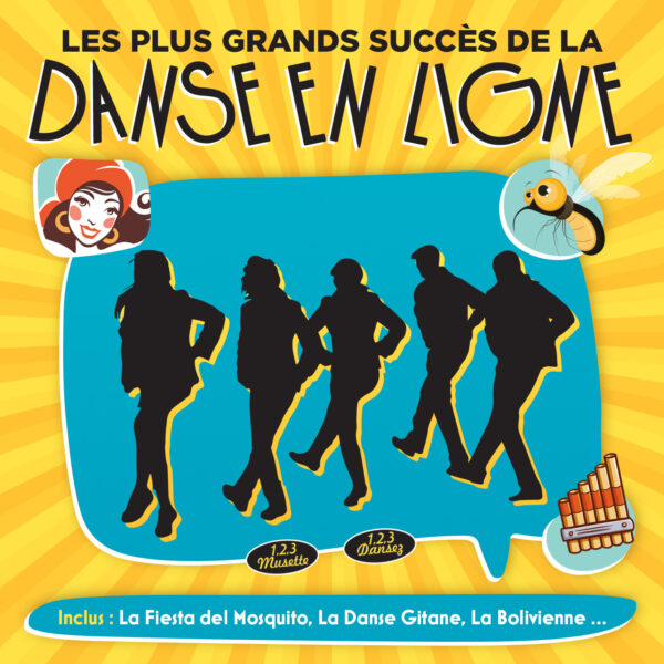 Compilation CD Les plus grands succès de la Danse en Ligne