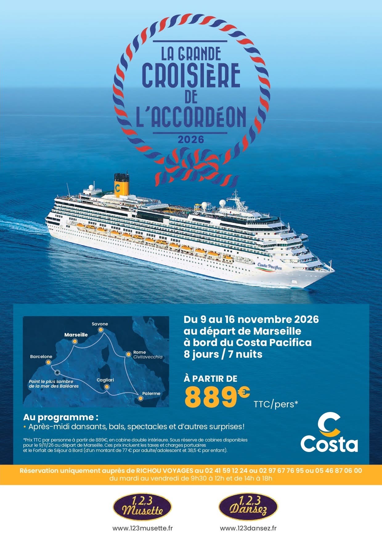 Brochure croisière mediterranee 2026 recto