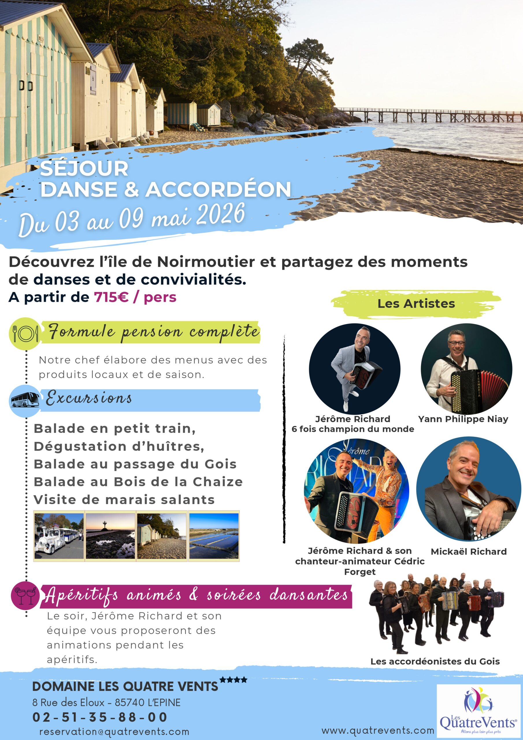 Sejour Noirmoutier 2026 – recto